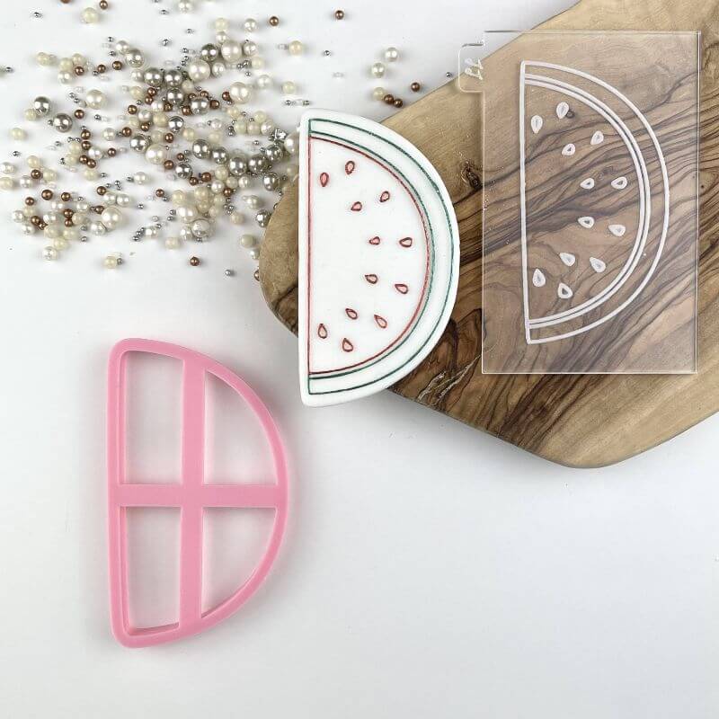 Watermelon Summer Cookie Cutter and Embosser