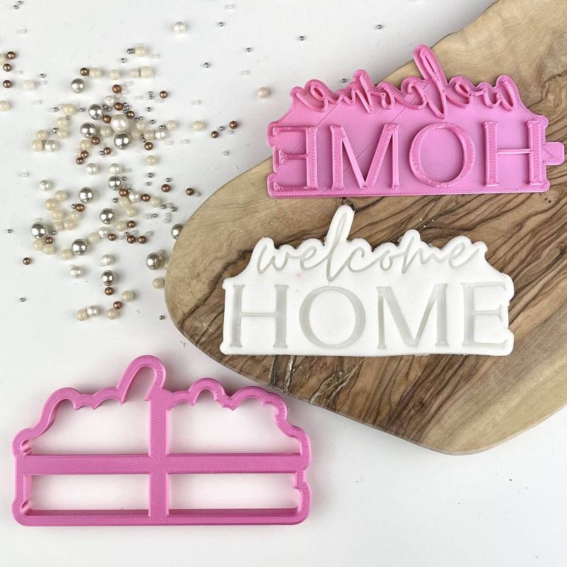 Welcome Home Cookie Cutter and Stamp
