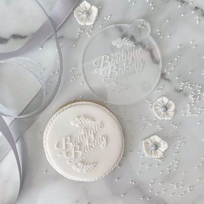 Custom 'Your Logo' Cookie Embosser