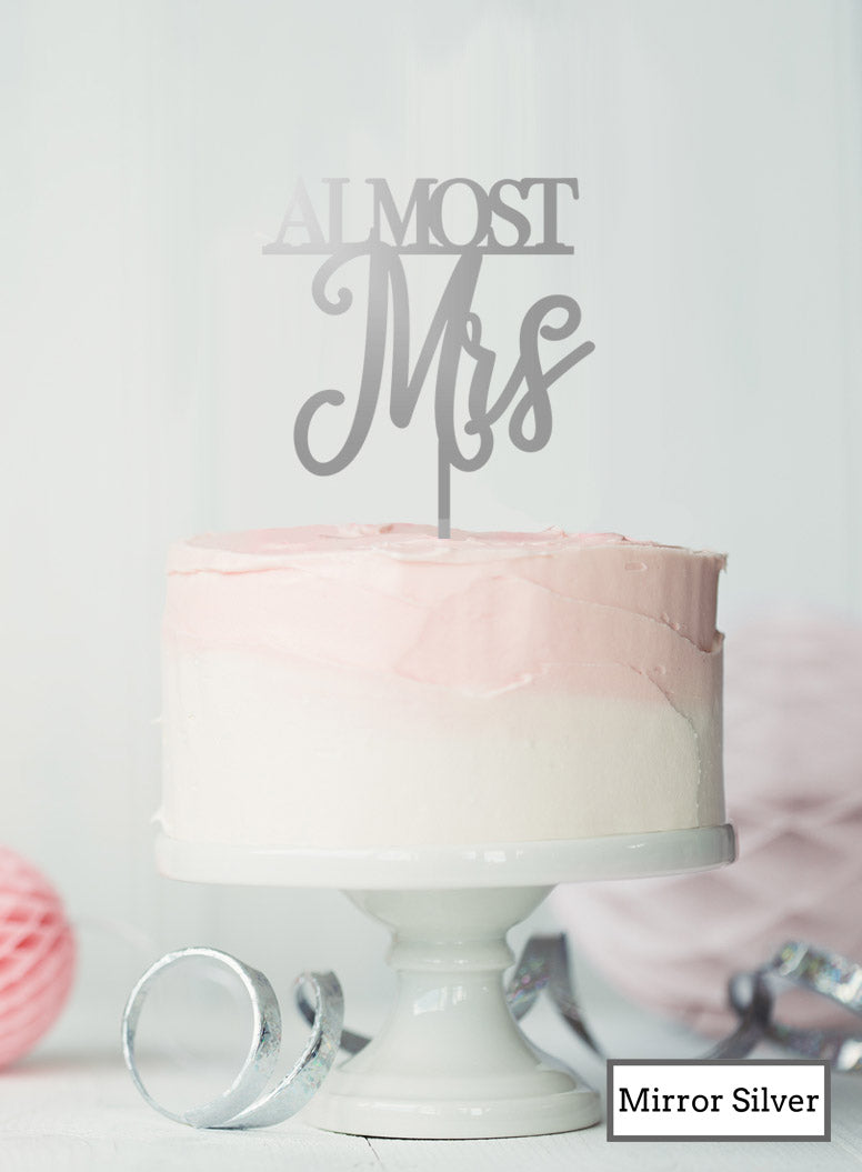ALMOST Mrs Hen Party Acrylic Shopify - Mirror Silver