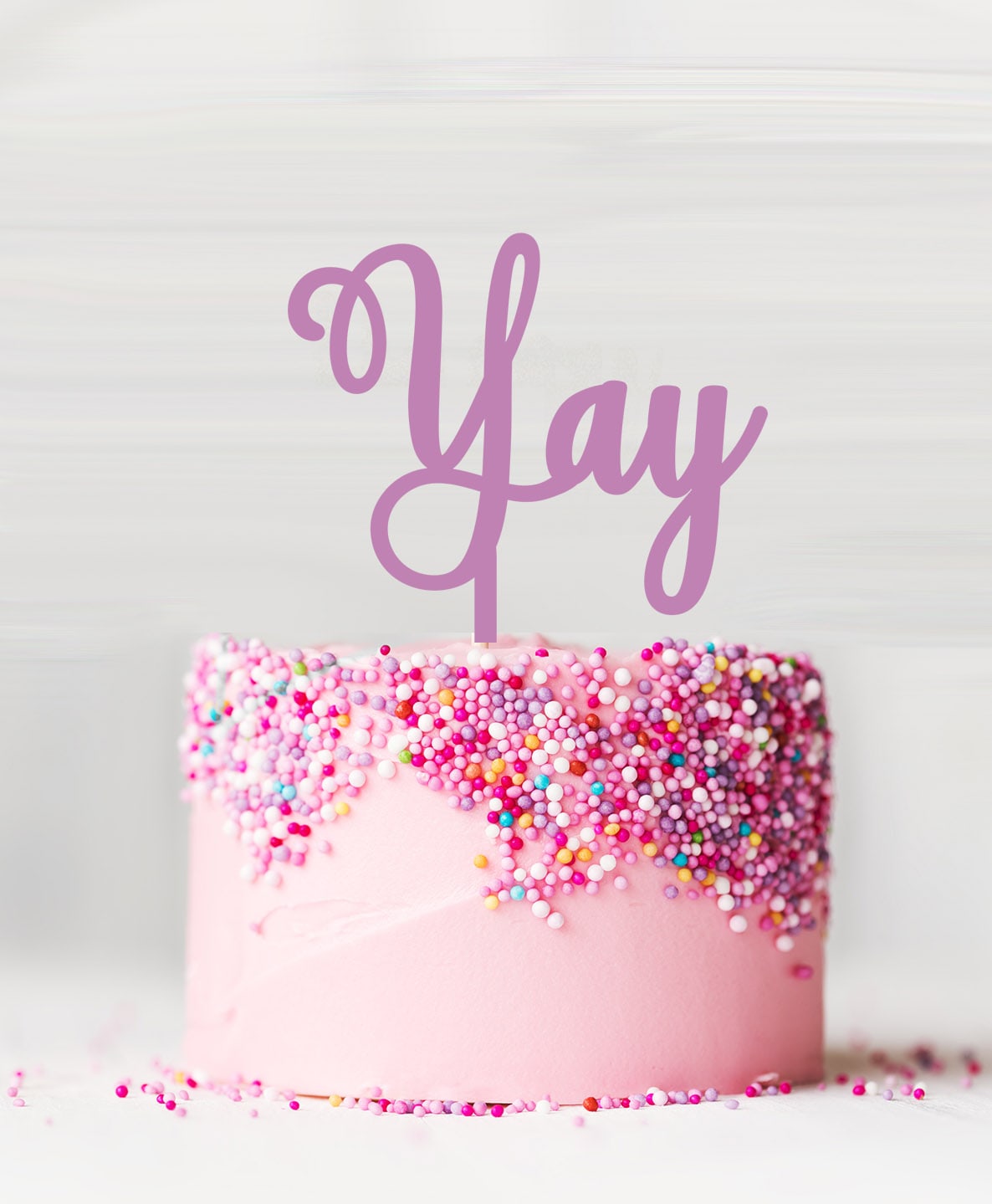 Yay Cake Topper Sour Grape