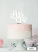 Little One Baby Shower Cake Topper Premium 3mm Acrylic White
