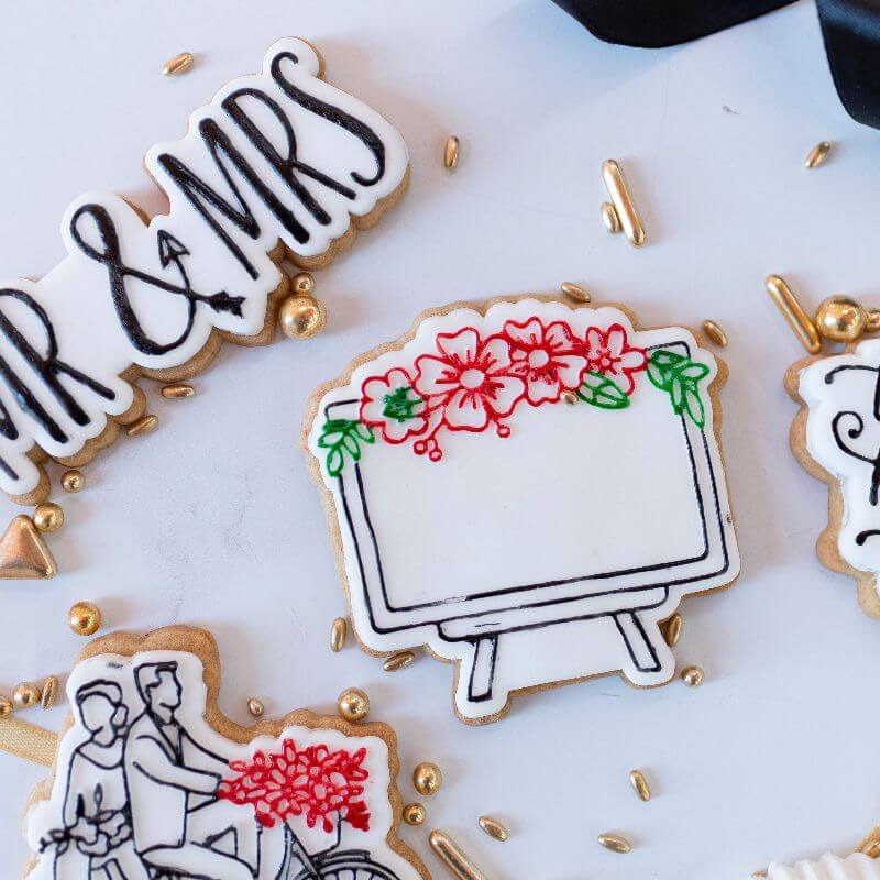 Wedding Sign Cookie Cutter