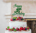 Happy 18th Birthday Pretty Cake Topper Glitter Card Green