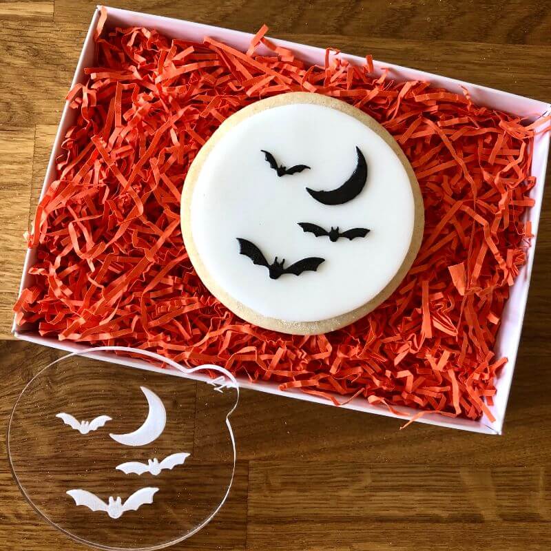 Flying Bats and Moon Cookie Embosser