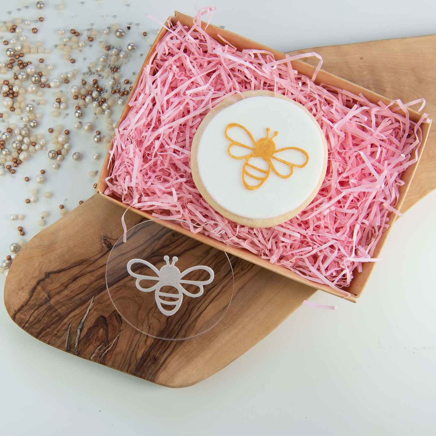 Bee Baby Shower Cookie Embosser