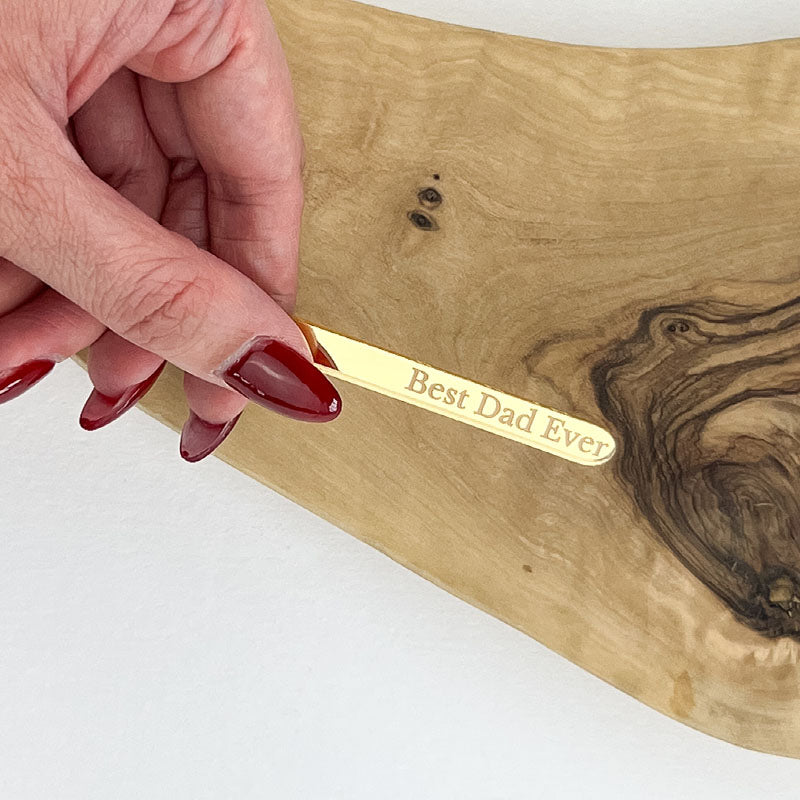 Best Dad Ever Engraved Cakesickle Sticks