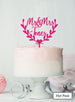 Custom Names Semi-Wreath Wedding Acrylic Shopify - Hot Pink