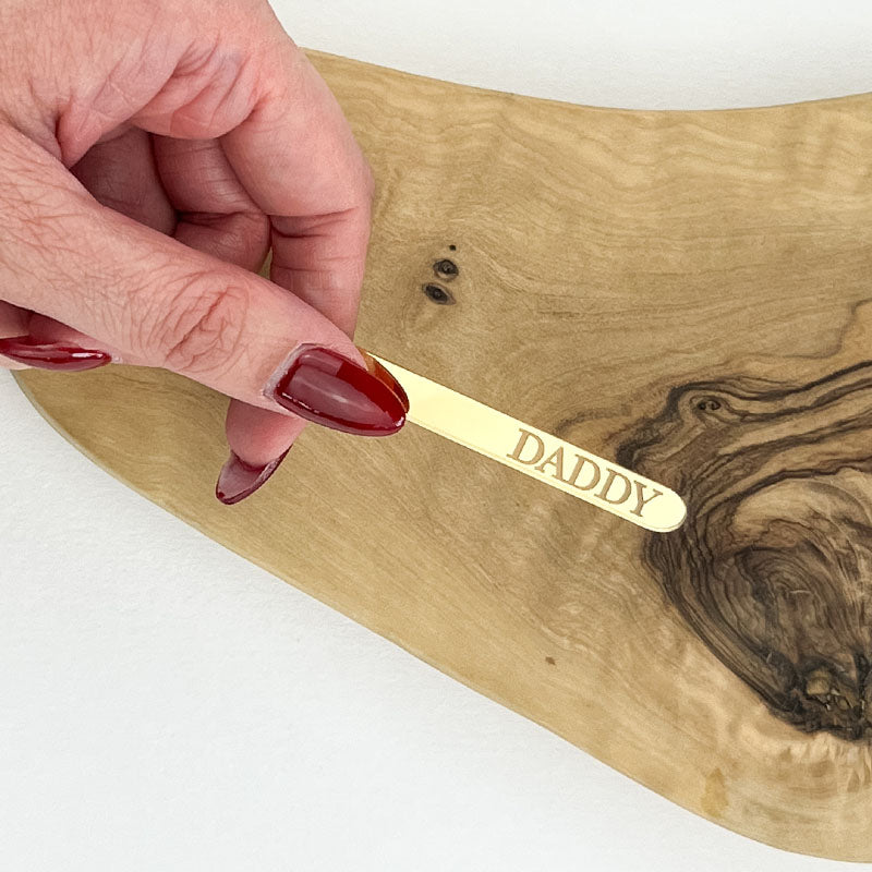 Daddy Engraved Cakesickle Sticks