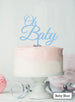 Oh BABY Baby Shower Cake Topper Premium 3mm Acrylic Baby Blue