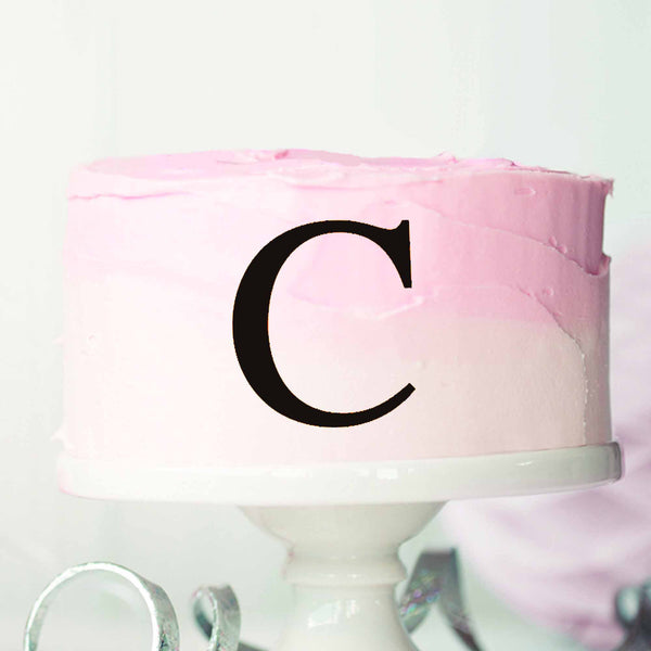 Letter C Cake motif