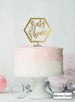 Baby Shower Hexagon Cake Topper Premium 3mm Acrylic Mirror Gold