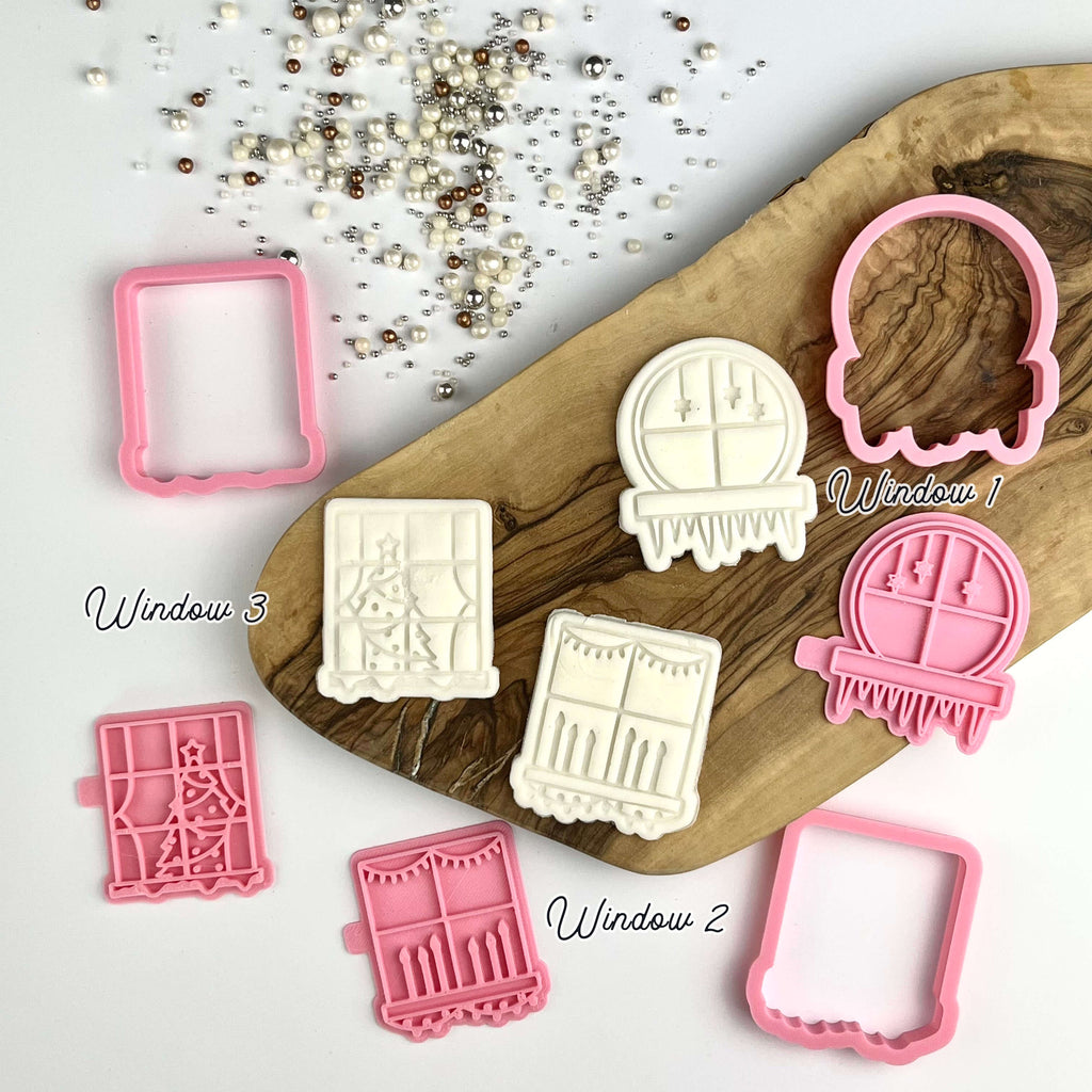 Gingerbread Houses Window Cookie Cutters and Stamps