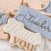 No. 1 Teacher in Verity Font Teacher Cookie Cutter and Embosser by The Three Biscuiteers