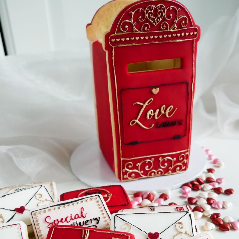 Love Post Box & Letters Valentine's Cookie Cutter and Embosser