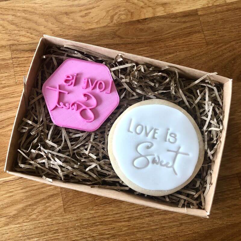 Love is Sweet Cookie Stamp