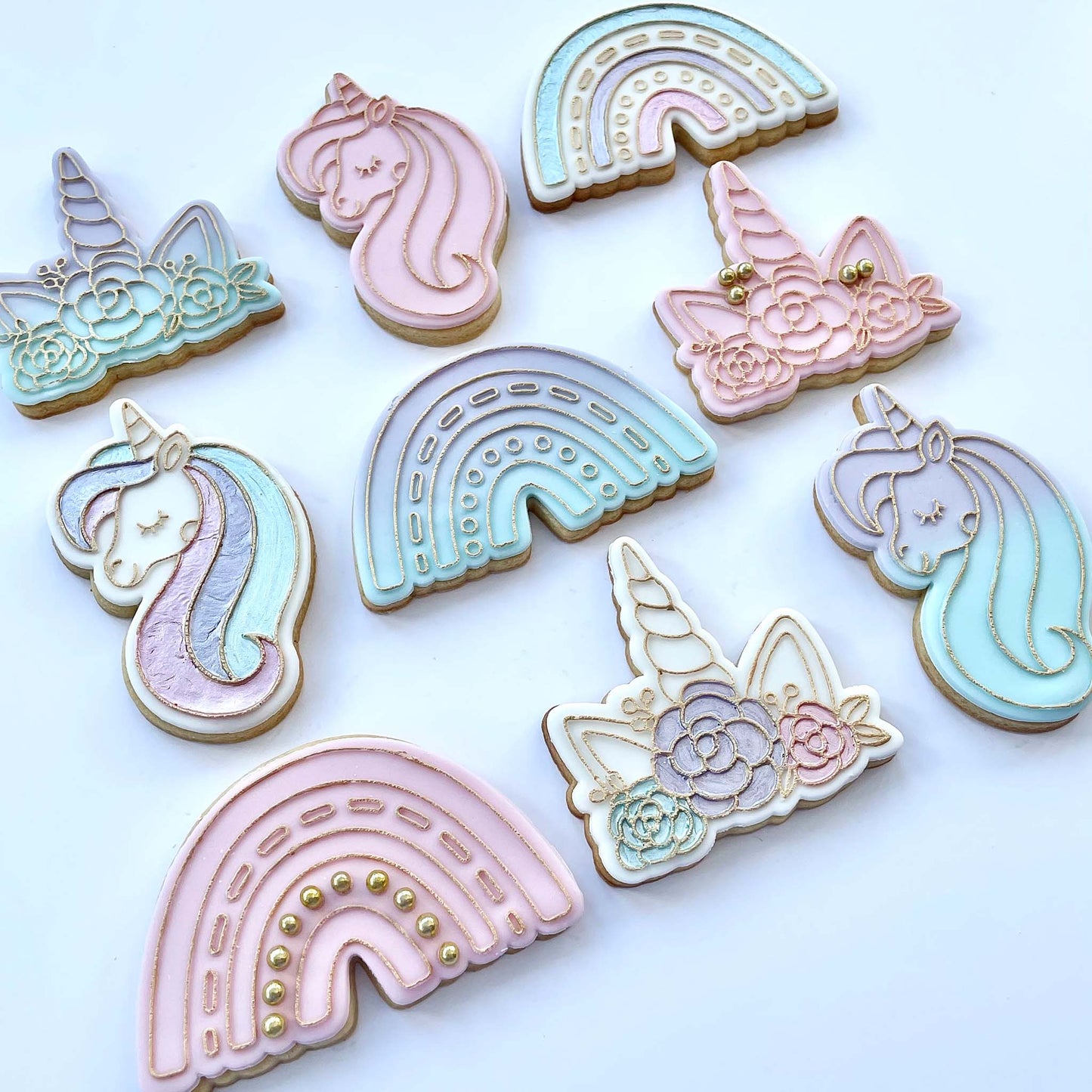 Unicorn Face Cookie Cutter and Embosser