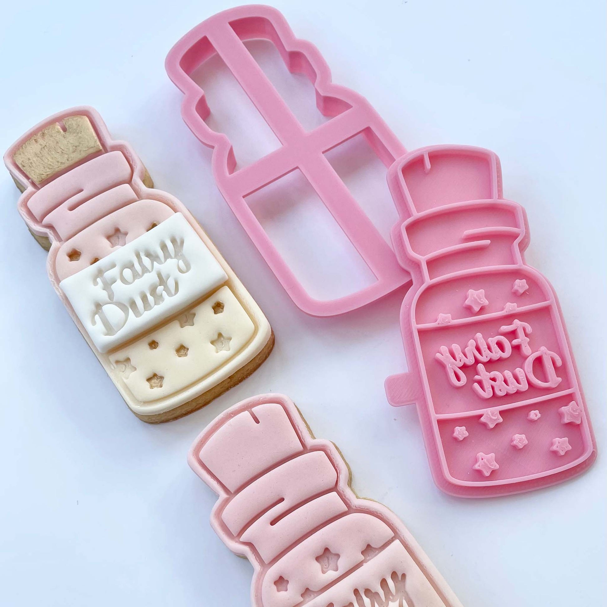 Fairy Dust Cookie Cutter and Stamp by Mays Bakes