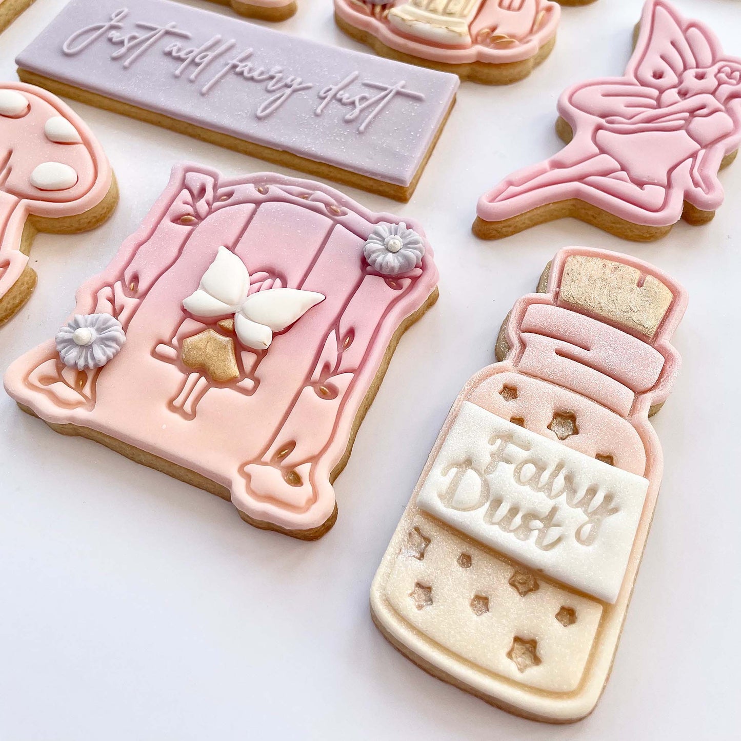 Fairy Dust Cookie Cutter and Stamp by Mays Bakes