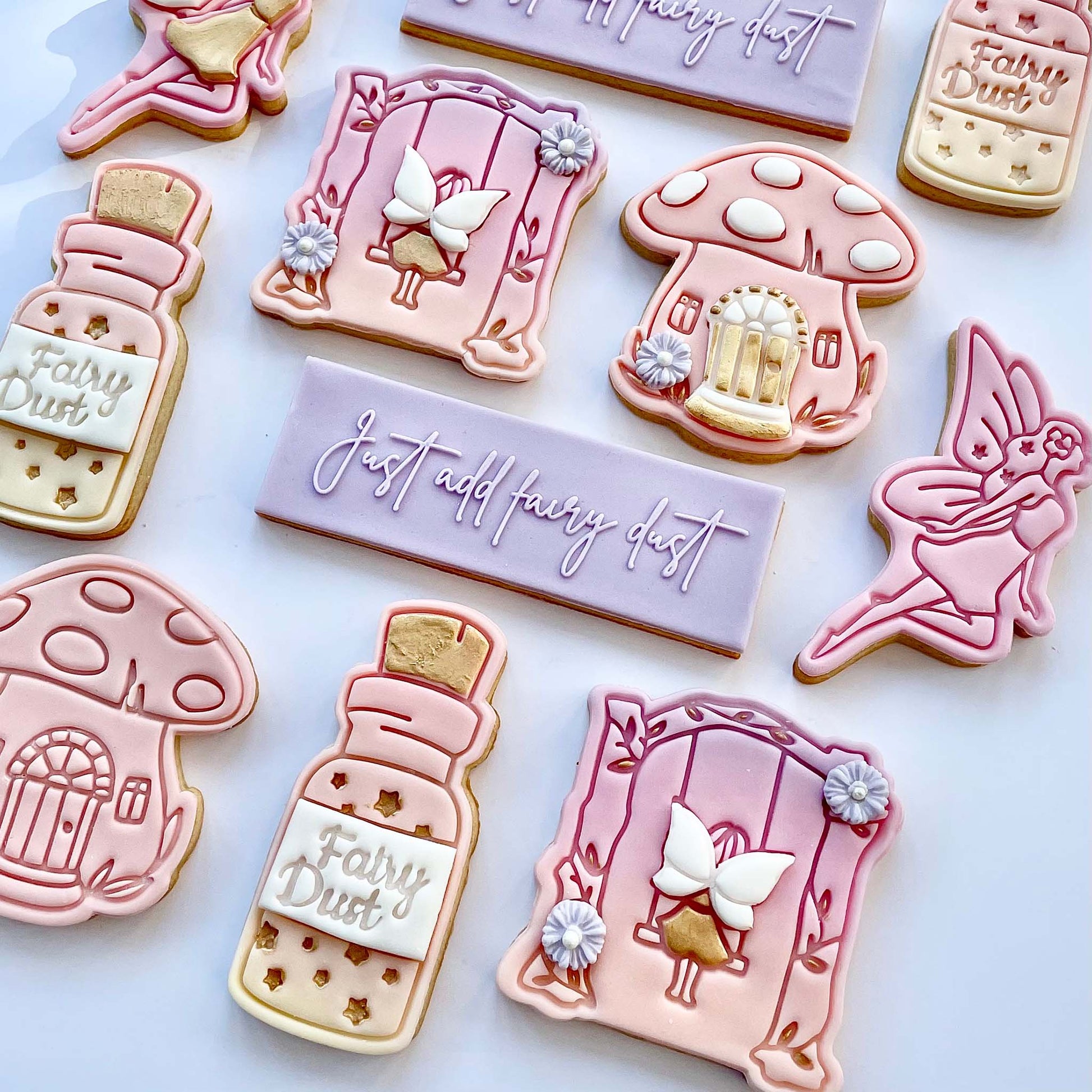 Just Add Fairy Dust Fairy Cookie Cutter and Embosser by Mays Bakes