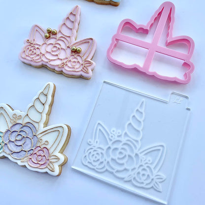 Unicorn Horn Cookie Cutter and Embosser