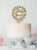 Baby Shower Wreath Cake Topper Premium 3mm Acrylic Glitter Gold