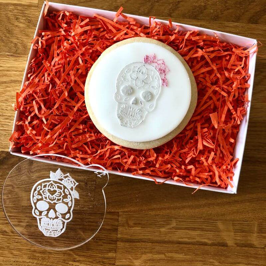 Skull Style 1 Cookie Embosser