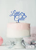 Little Cutie Baby Shower Cake Topper Premium 3mm Acrylic Mirror Blue