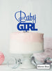 Baby Girl Baby Shower Cake Topper Premium 3mm Acrylic Mirror Blue