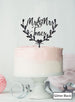 Custom Names Semi-Wreath Wedding Acrylic Shopify - Glitter Black