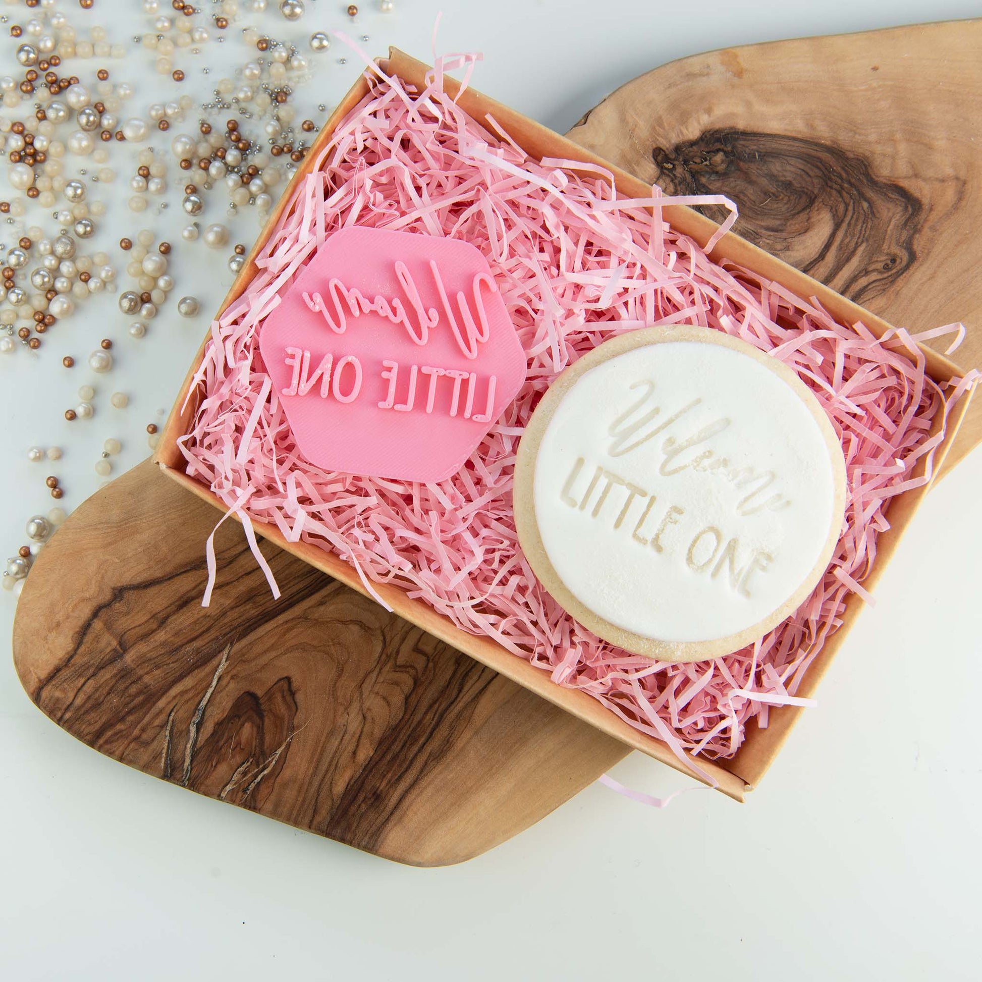 Welcome Little One Baby Shower Cookie Stamp