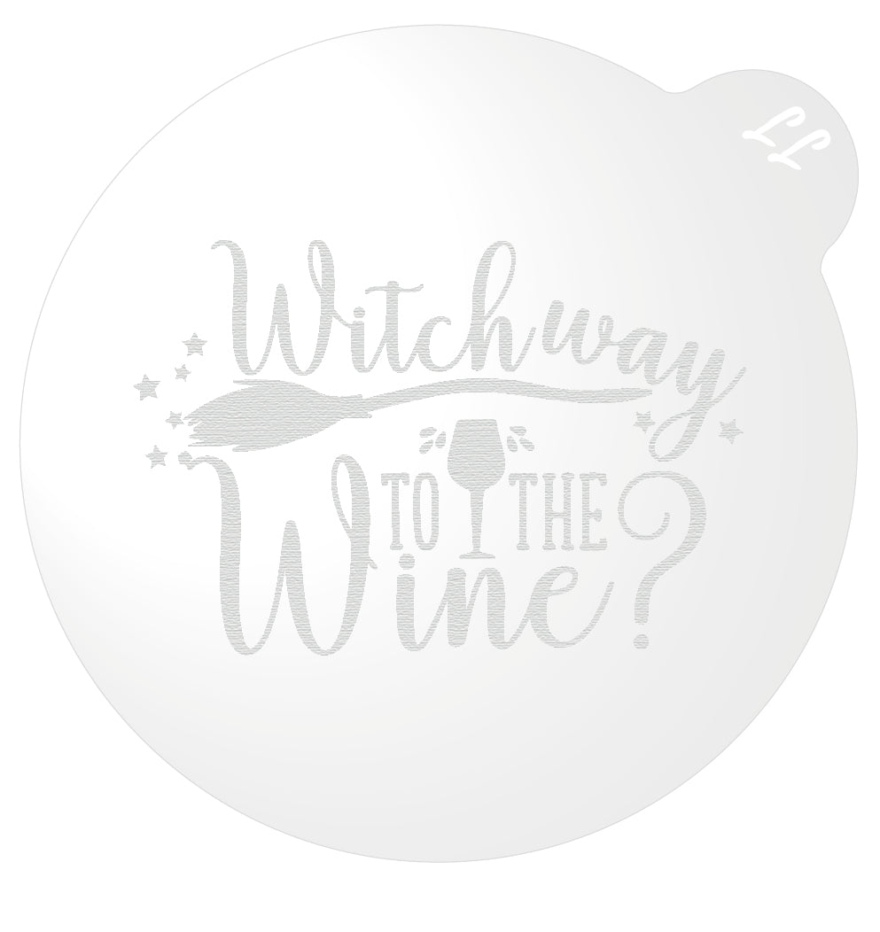 Witch Way to the Wine Cookie Embosser