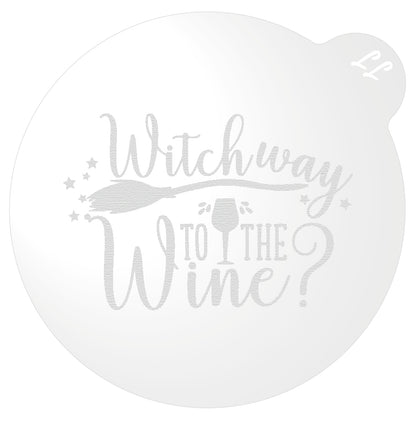 Witch Way to the Wine Cookie Embosser